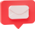 email-envelope-inbox-shape-social-media-notification-icon-speech-bubbles-3d-cartoon-banner-website-ui-pink-background-3d-rendering-illustration